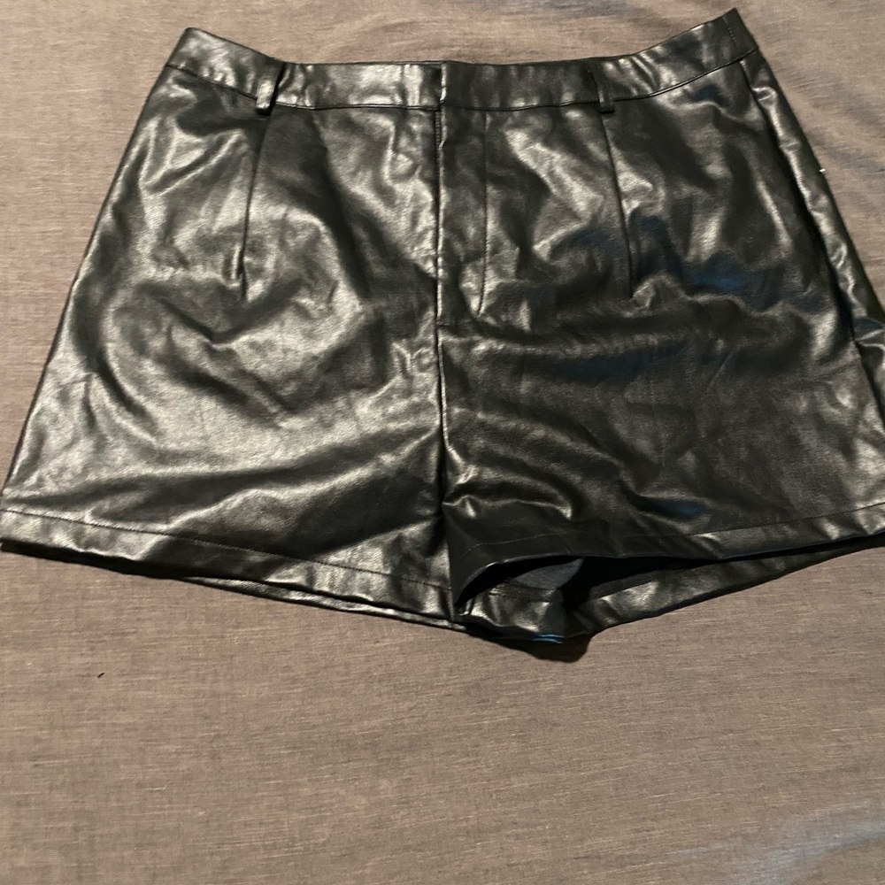 NASTYGAL Faux Leather Shorts